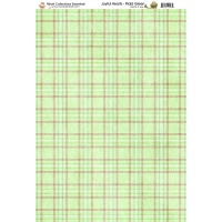 Nitwit Collection Joyful HeartsPlaid Green Paper A4 10 Sheets