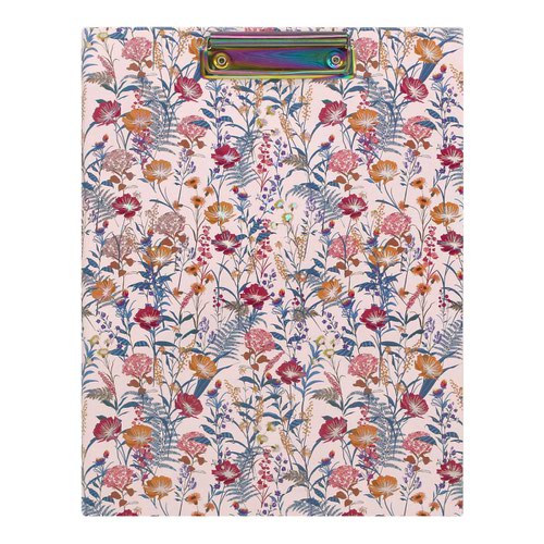 Pukka Pad Bloom A4 Padfolio Cream Floral With Matching Refill Pad 9582-BLM