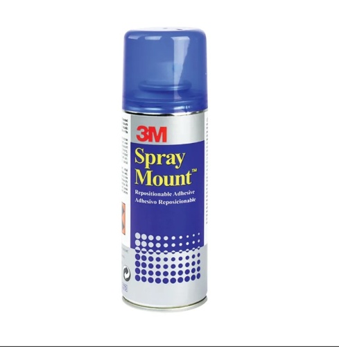 3M SprayMount Transparent Repositioning Adhesive 200ml HSMOUNT