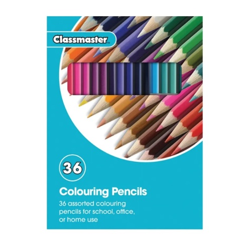 Classmaster Colouring Pencils Assorted (Pack of 36) CPW36