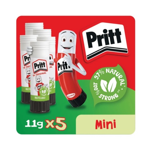 Pritt Stick Glue Stick 11g (Pack of 5) 1483489