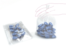 Polythene Bags (200 x 250mm 8 x 10) Light Gauge. Pack:1000