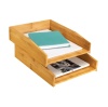 CEP Silva Bamboo Letter Tray Woodgrain (Pack of 2) 2240010301