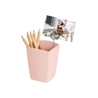 CEP Mineral Pencil Cup Pink with 2 Compartments 10