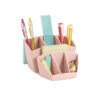 CEP Mineral Desk Tidy with 8 Sections Pink 105802681