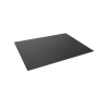 Durable Desk Mat with Contoured Edges 650x500mm Polypropylene Black 713301