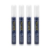 Securit Waterproof Chalk Marker Chiselled Nib 2-6mm White (Pack of 4) SMA610-V4-WT