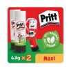 Pritt Stick Glue Stick 43g (Pack of 2) 1485357