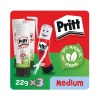 Pritt Stick Glue Stick 22g (Pack of 3) 1483484